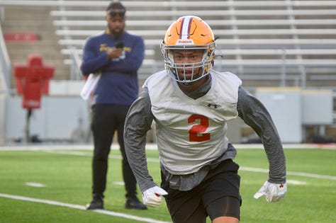 Images from Wisconsin football's first skills position camp on Wednesday, June 3, 2026 inside Camp Randall Stadium.