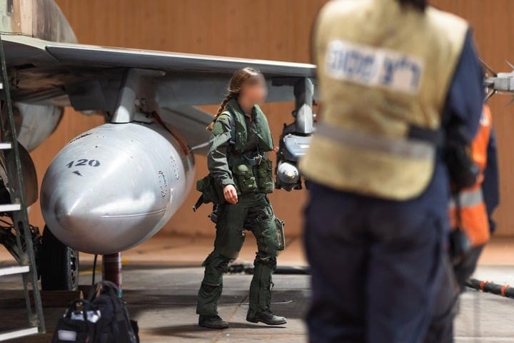 Female IAF navigator back from mission in Iran says it was 'for the peace  of tomorrow' | The Times of Israel