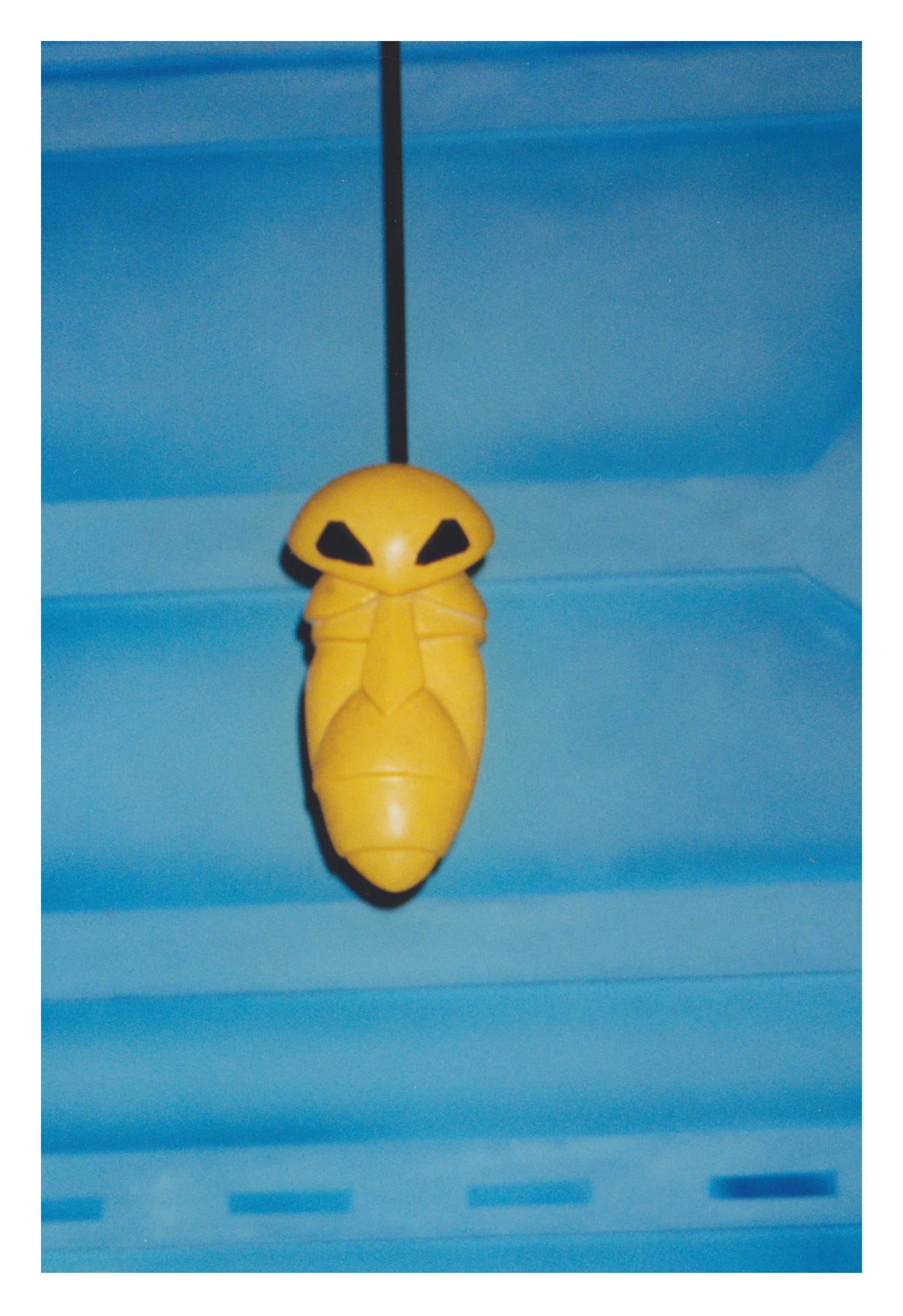 Kakuna’s sculpture was hanging from the ceiling at the attraction
