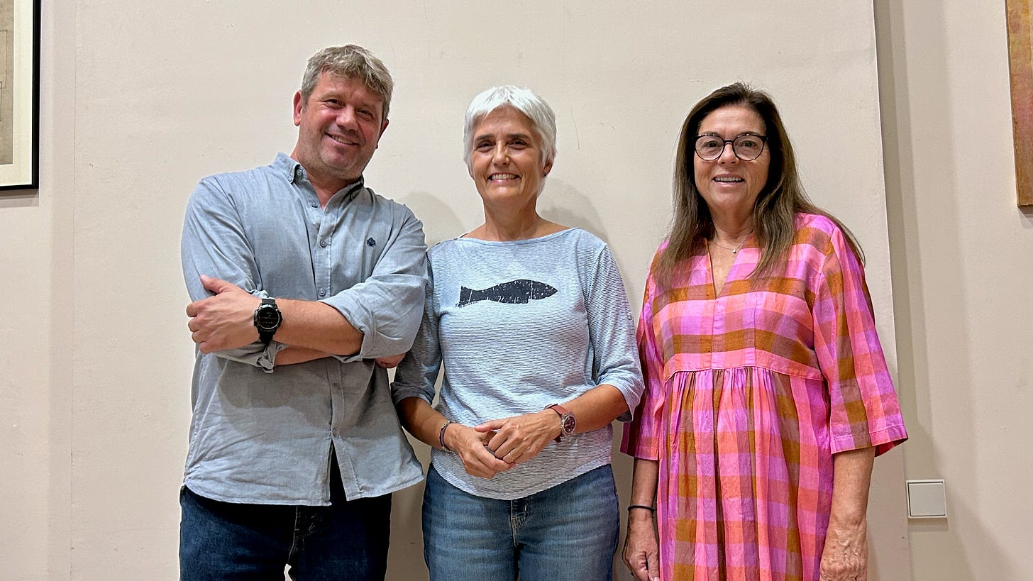 Ferran Perió, Joana Prats i Imma Grimalt