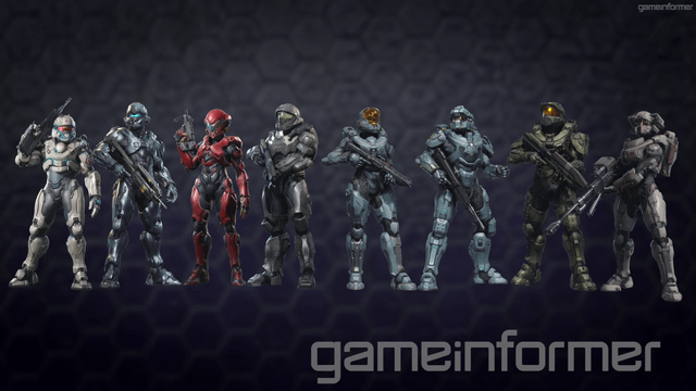 r/HaloStory - Your eight (!) playable Spartans in Halo 5