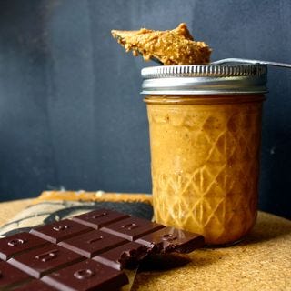 Ask - jar of PB and bar Ask - jar of PB and bar