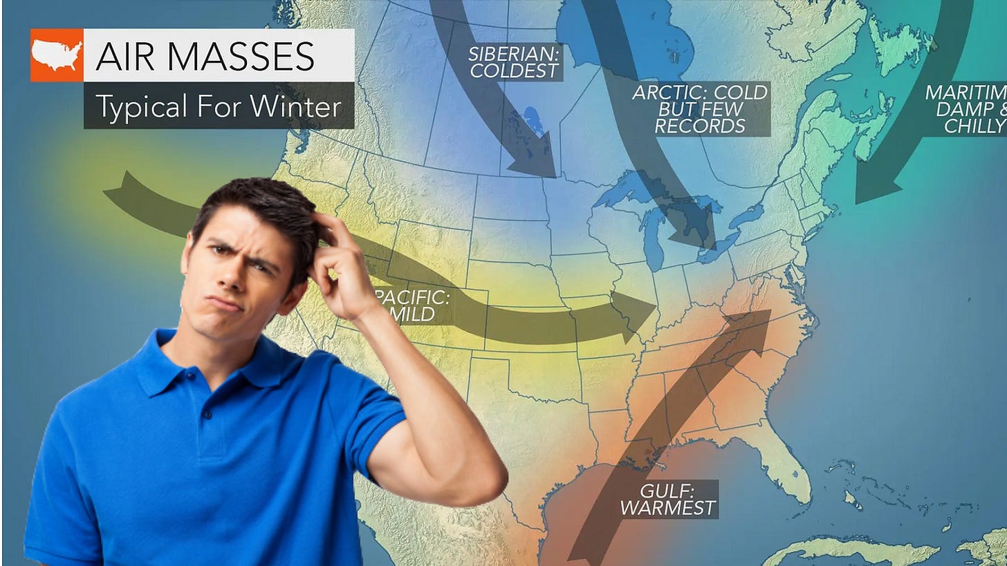 guy confused about the weather