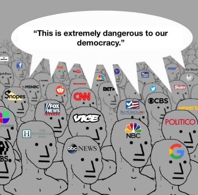 This Is Extremely Dangerous To Our Democracy. YICE POLITICO Abc SS Meme -  Video &amp; GIFs | extremely meme, dangerous meme, democracy meme, yice meme,  abc meme