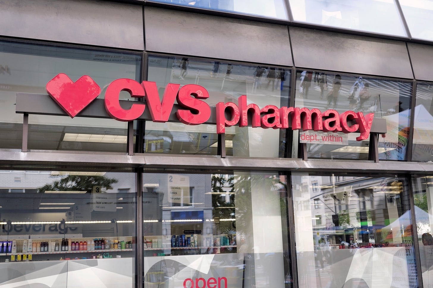 Window of a CVS pharmacy