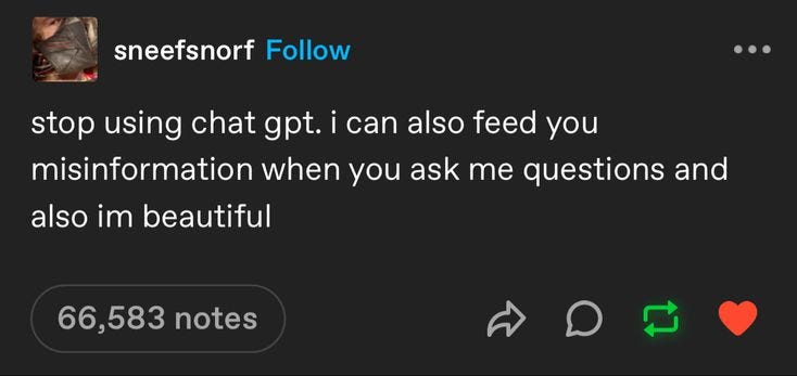 This may contain: the tweet is posted to someone on their cell phone, and it looks like they