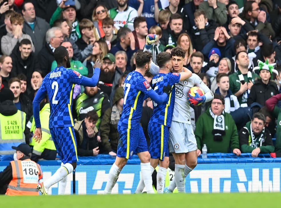 Late Kepa penalty save sees Chelsea survive threat of giant-killing to beat  Plymouth in FA Cup | The Independent