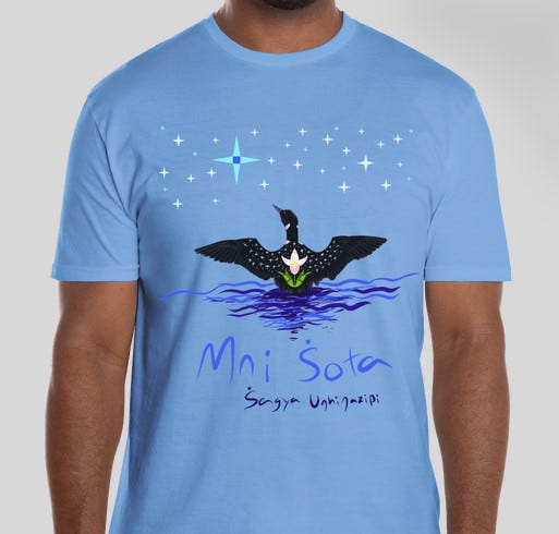 Support the Honoring Dakota Project Fundraiser - unisex shirt design - front