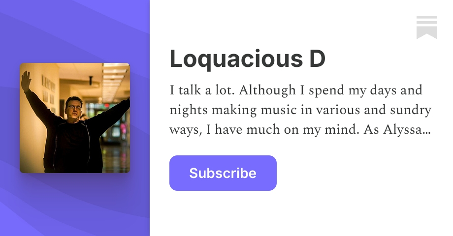 Loquacious D | Don Cameron | Substack