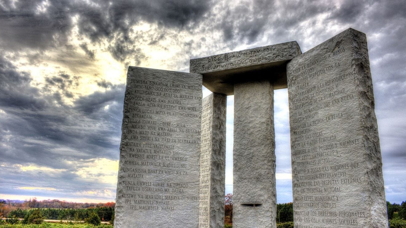 What are the Georgia Guidestones?