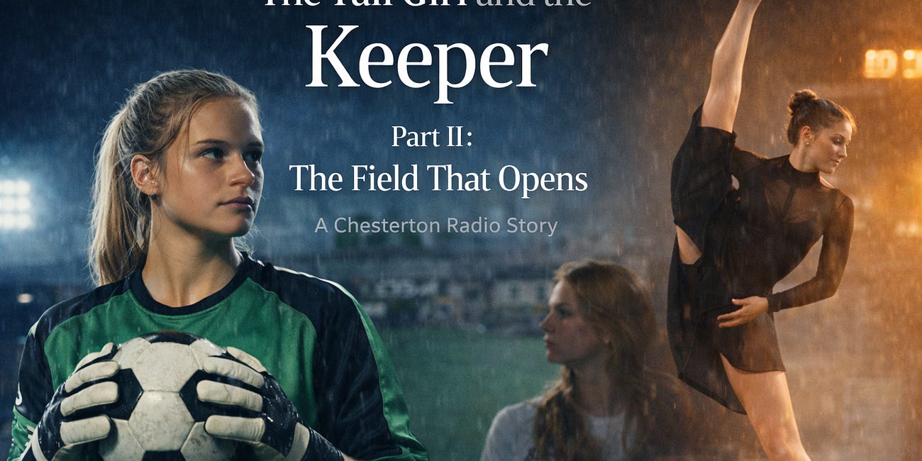 The Tall Girl and the Keeper — Part II: The Field That Opens