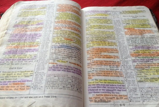 marking in your bible