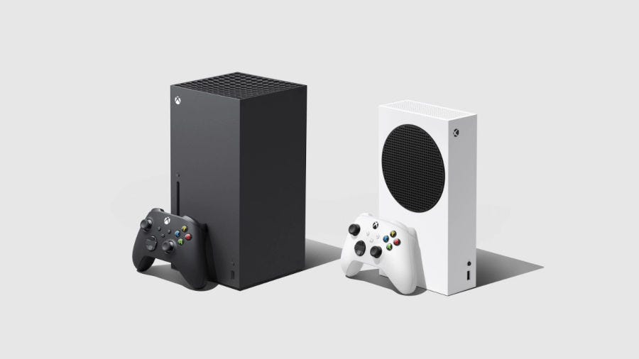 An Xbox Series X and Xbox Series S An Xbox Series X and Xbox Series S