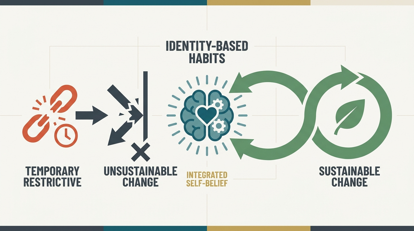 Identity Change, Not Willpower, Sustains Weight Loss Identity Change, Not Willpower, Sustains Weight Loss