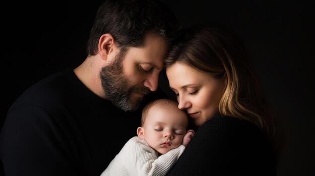 Mom Dad Baby Stock Photos, Images and Backgrounds for Free ...