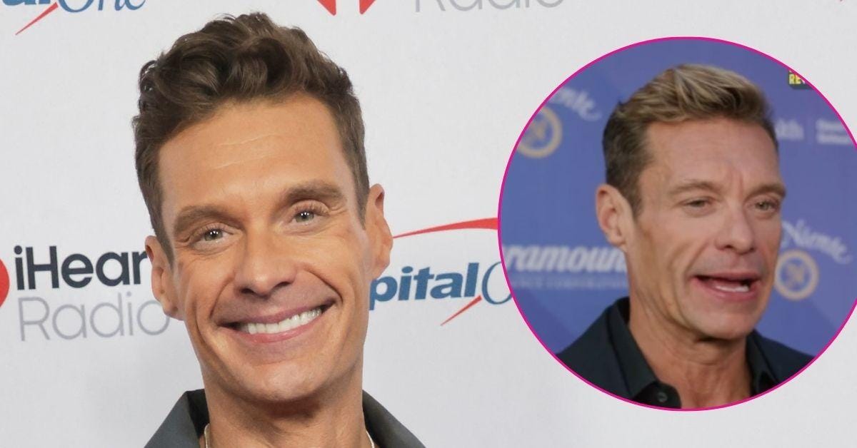 ryan seacrest fundraiser appearance shocks fans ryan seacrest fundraiser appearance shocks fans