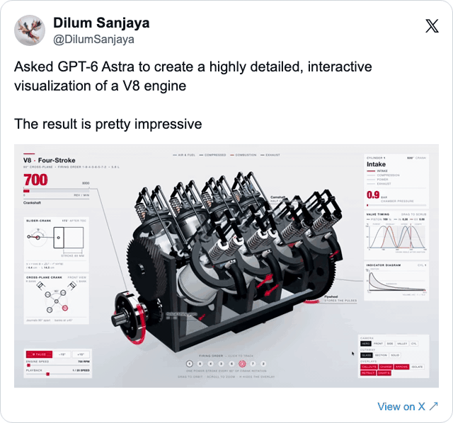 Original X post with engine demo.