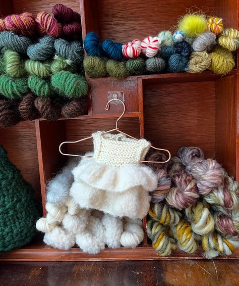 The Nibbles settling their own wool shop at loopine wool co