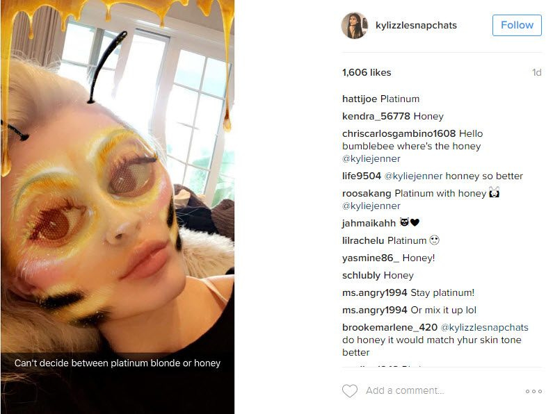 kylie jenner wig choices