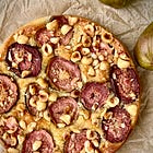 Rebellious fig, thyme & hazelnut cake two ways