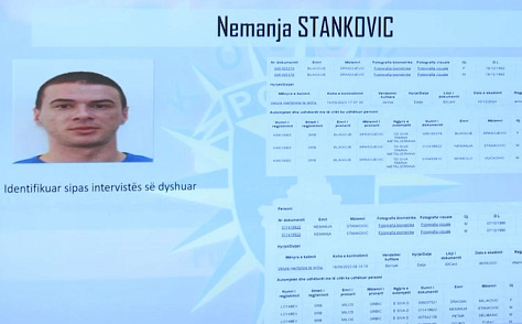 Images released by Kosovo Police identifying individuals linked to the Banjska attacks. From left to right: Milan Radoicic (who admitted to organising the armed group), Marjan Radojevic (still at large, wanted on terrorism charges) and Nemanja Stankovic (in detention). While Aleksandar Arsenijevic is seen in a separate photograph with some of these men, we have been unable to locate an image of Blagoje Spasojevic.