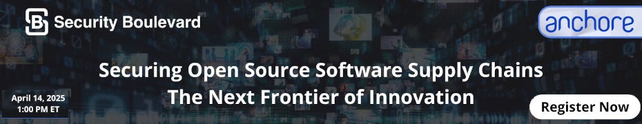 Securing Open Source Software Supply Chains - The Next Frontier of Innovation (April 14th) Securing Open Source Software Supply Chains - The Next Frontier of Innovation (April 14th)