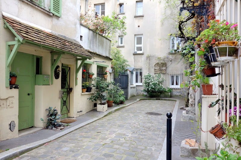 Paris : 10 impasses pittoresques, florilège étonnant de ruelles dépaysantes  à Paris - Paris la douce, magazine parisien, culture, sorties, art de vivre