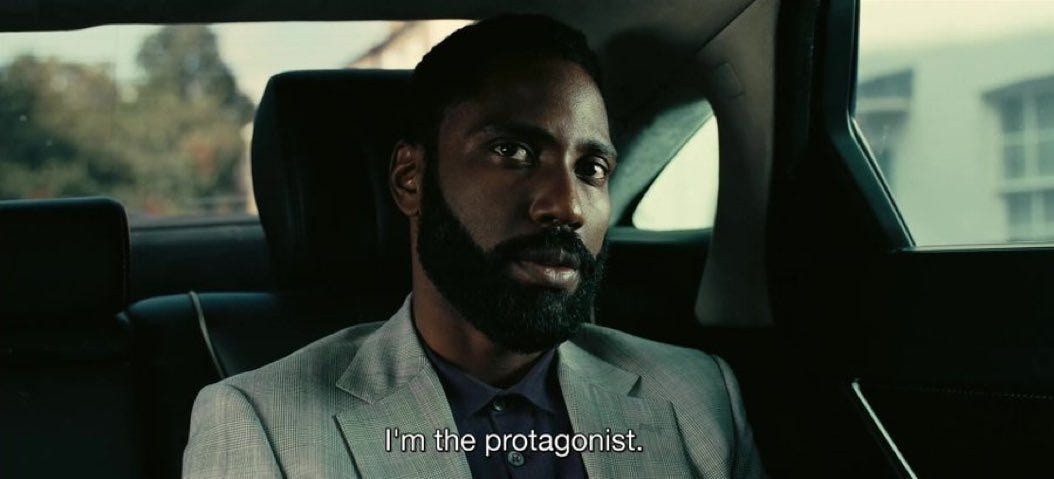 In Tenet (2020), this character says "I'm the protagonist." This is a reference to the fact that he is the protagonist of this movie. : r/shittymoviedetails In Tenet (2020), this character says "I'm the protagonist." This is a reference to the fact that he is the protagonist of this movie. : r/shittymoviedetails