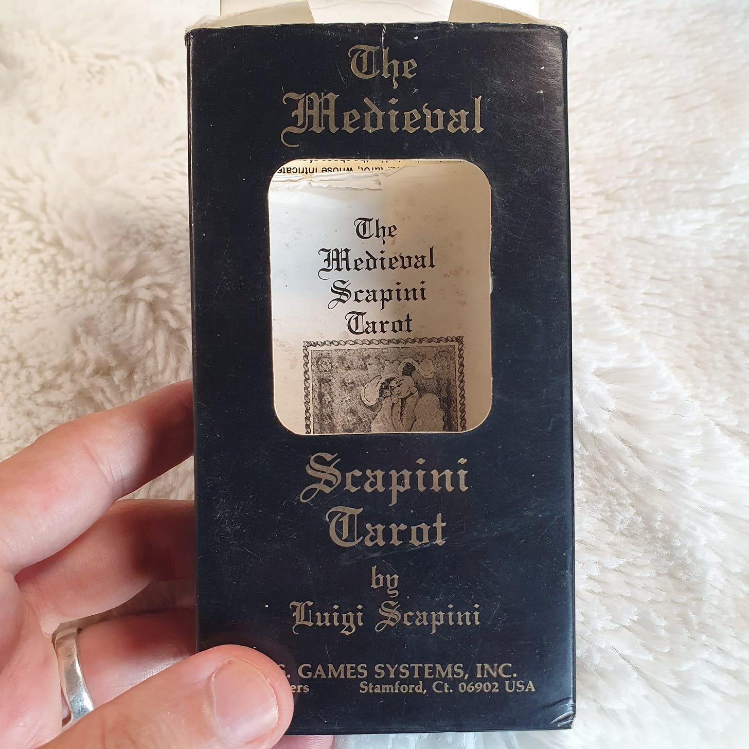 A box from the Scapini Tarot A box from the Scapini Tarot