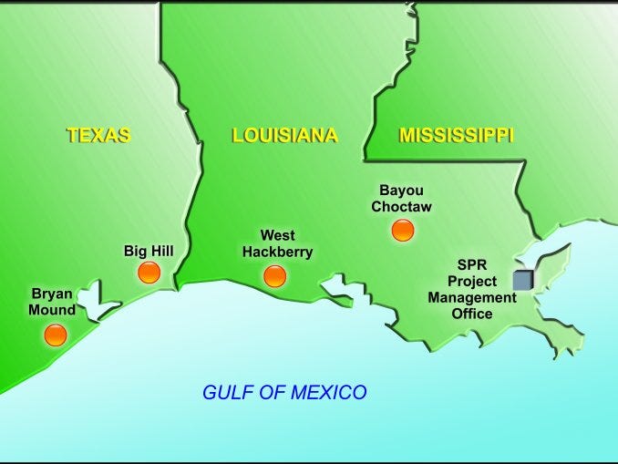 SPR Storage Sites | Department of Energy