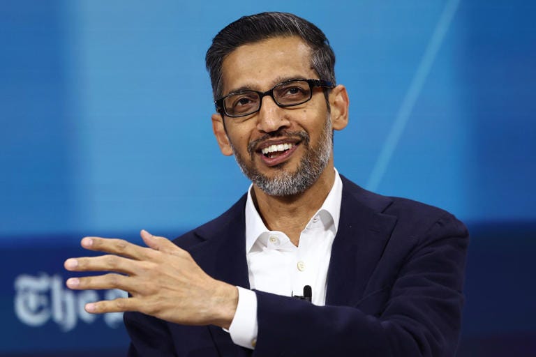 Before leading the $4 trillion tech giant, Sundar Pichai says a spontaneous college trip to Las Vegas taught him a lesson Gen Z graduates need to hear.