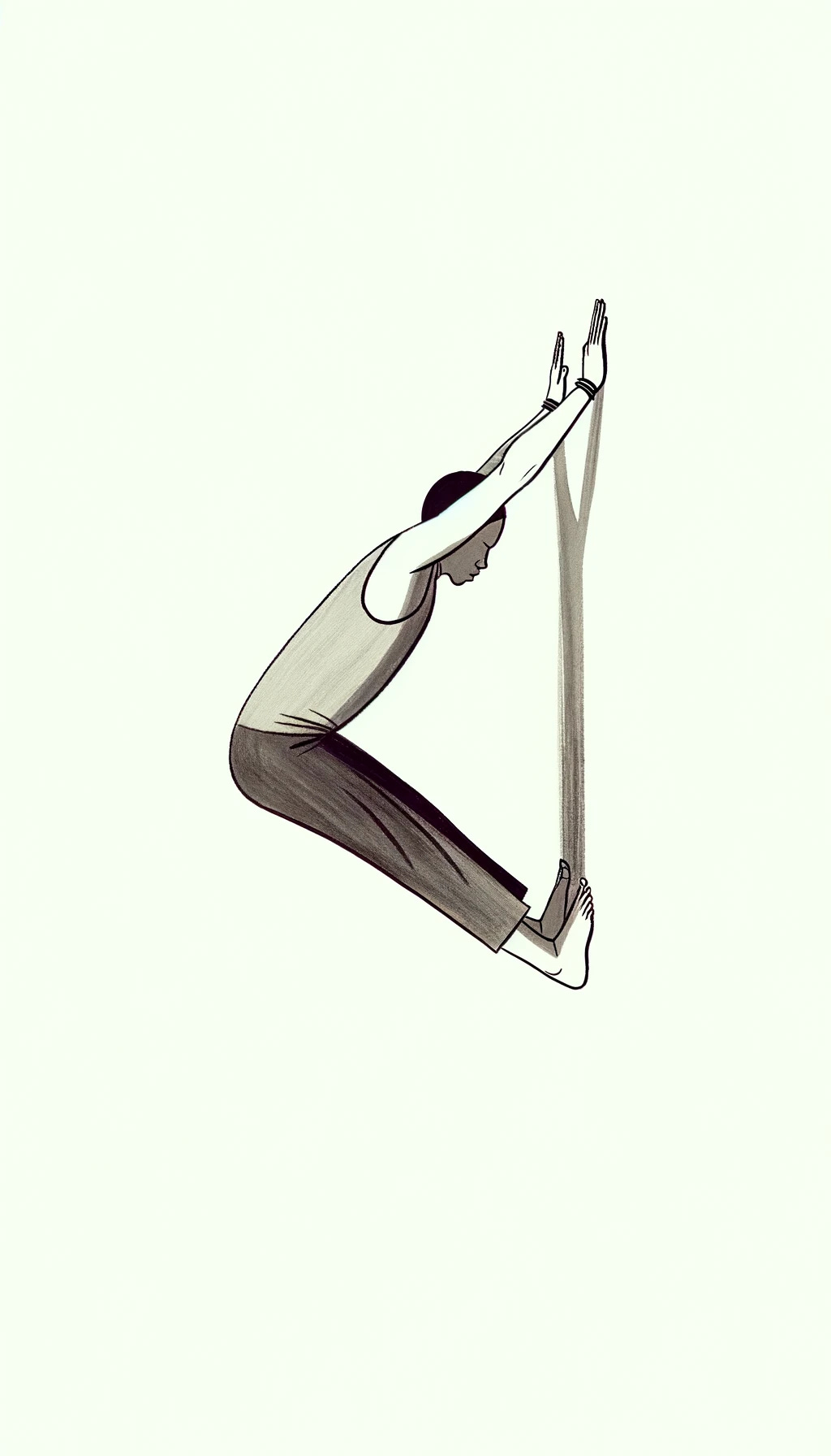 An illustration of a person practicing yoga in the downward dog position. The person is depicted with their body in the classic downward dog pose, which involves hands and feet firmly planted on the ground, hips raised high, and head down between the arms. The focus is on the correct posture and alignment of the body, showing the person in a side view to emphasize the form of the pose. The background is simple and unobtrusive, ensuring that the attention is on the yoga pose. The image aims to convey a sense of calm and concentration, characteristic of yoga practice. An illustration of a person practicing yoga in the downward dog position. The person is depicted with their body in the classic downward dog pose, which involves hands and feet firmly planted on the ground, hips raised high, and head down between the arms. The focus is on the correct posture and alignment of the body, showing the person in a side view to emphasize the form of the pose. The background is simple and unobtrusive, ensuring that the attention is on the yoga pose. The image aims to convey a sense of calm and concentration, characteristic of yoga practice.