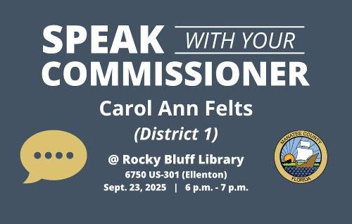Commissioner Felts Hosts Town Hall on Roads, Traffic, and Capital Projects