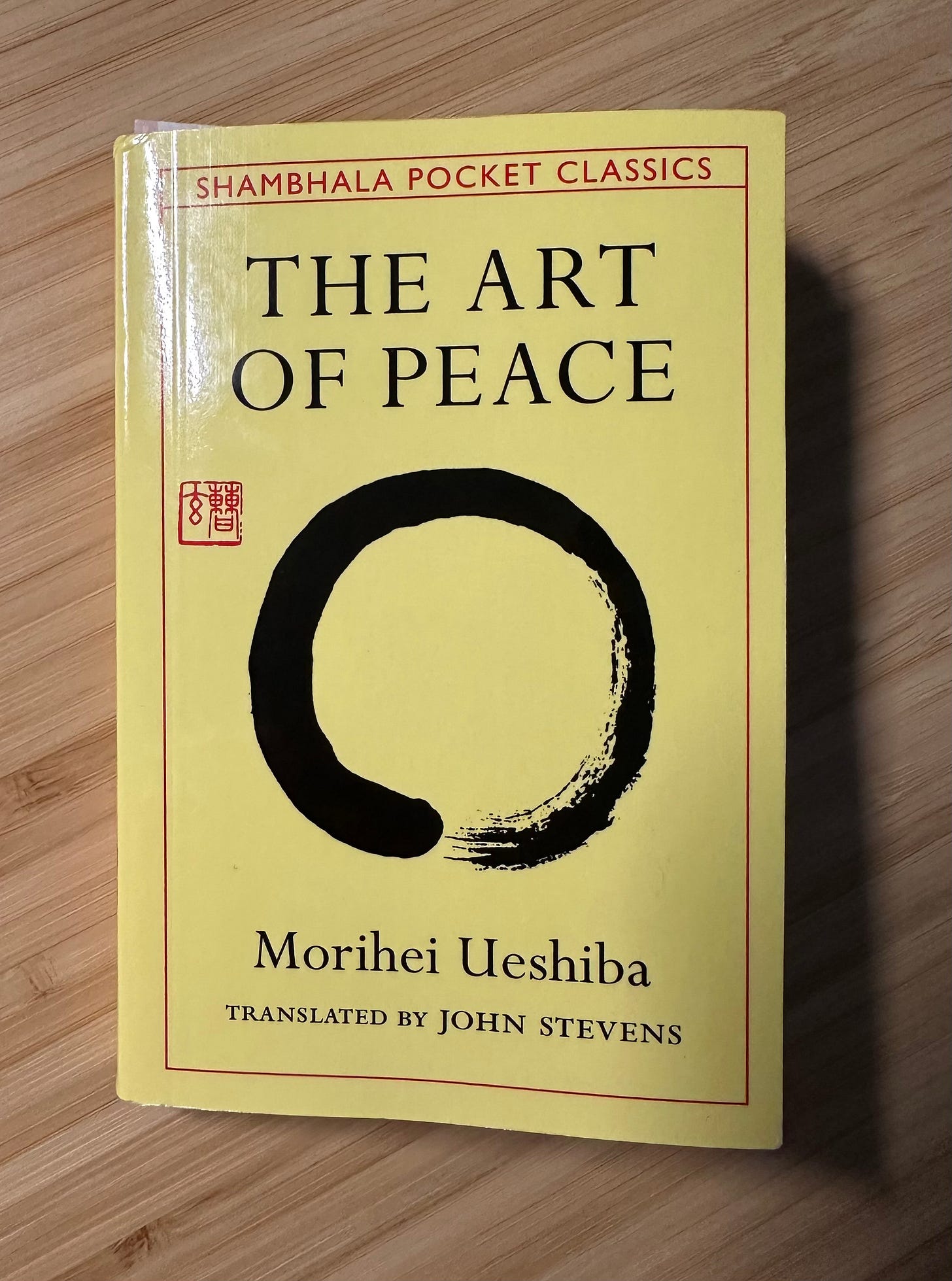 The little yellow, sitting on my desk.