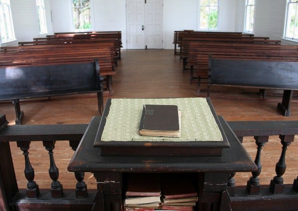 empty pews