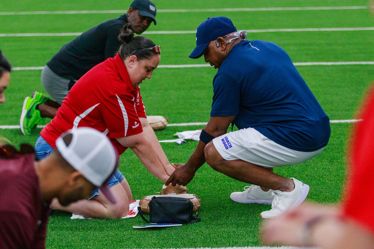 Houston Texans & American Heart Association Train Coaches in Lifesaving CPR Houston Texans & American Heart Association Train Coaches in Lifesaving CPR