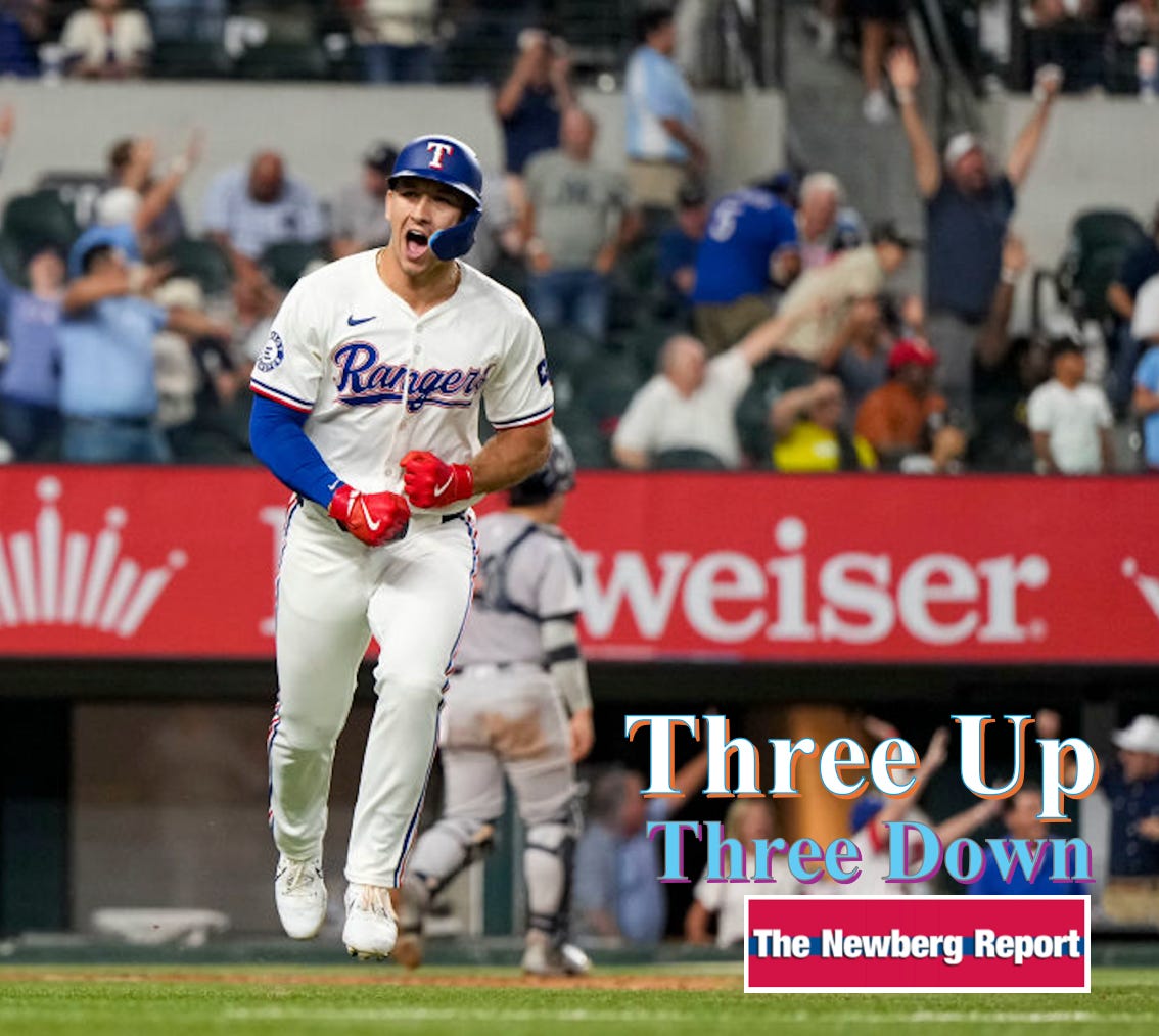 Game 157: Three Up, Three Down.