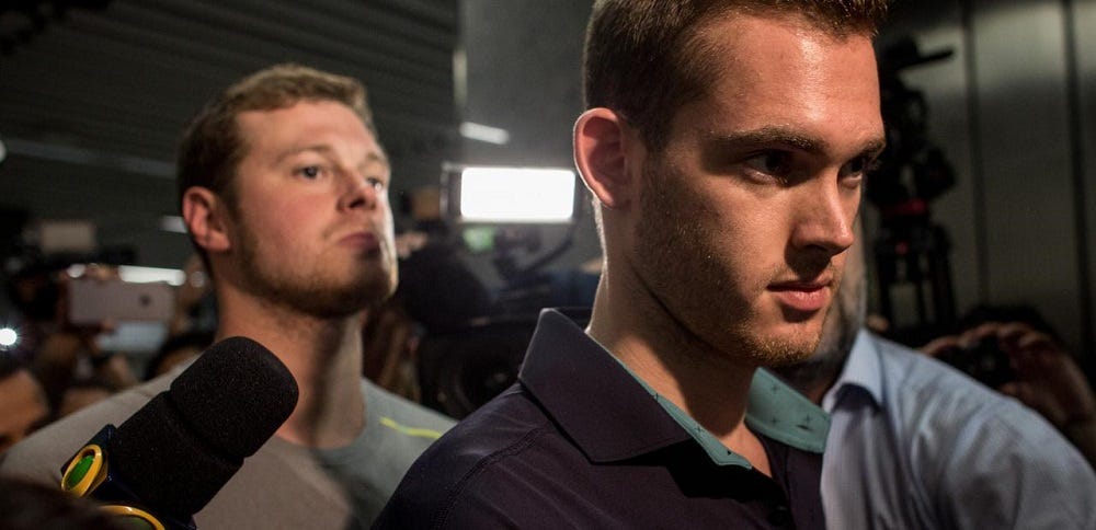 Jack Conger and Gunnar Bentz head home but Lochte scandal just beginning 2016 images Jack Conger and Gunnar Bentz head home but Lochte scandal just beginning 2016 images