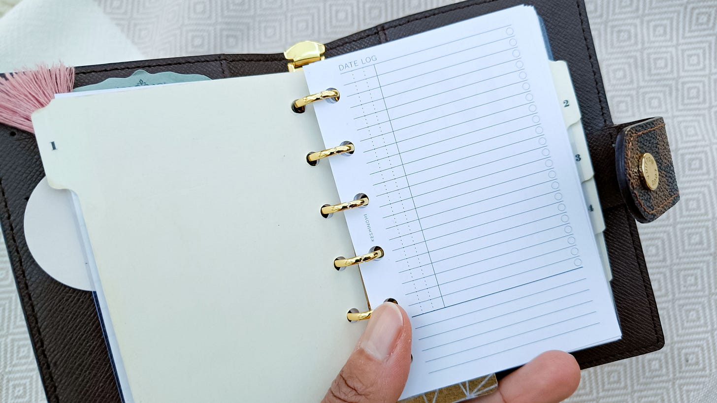 Date log insert