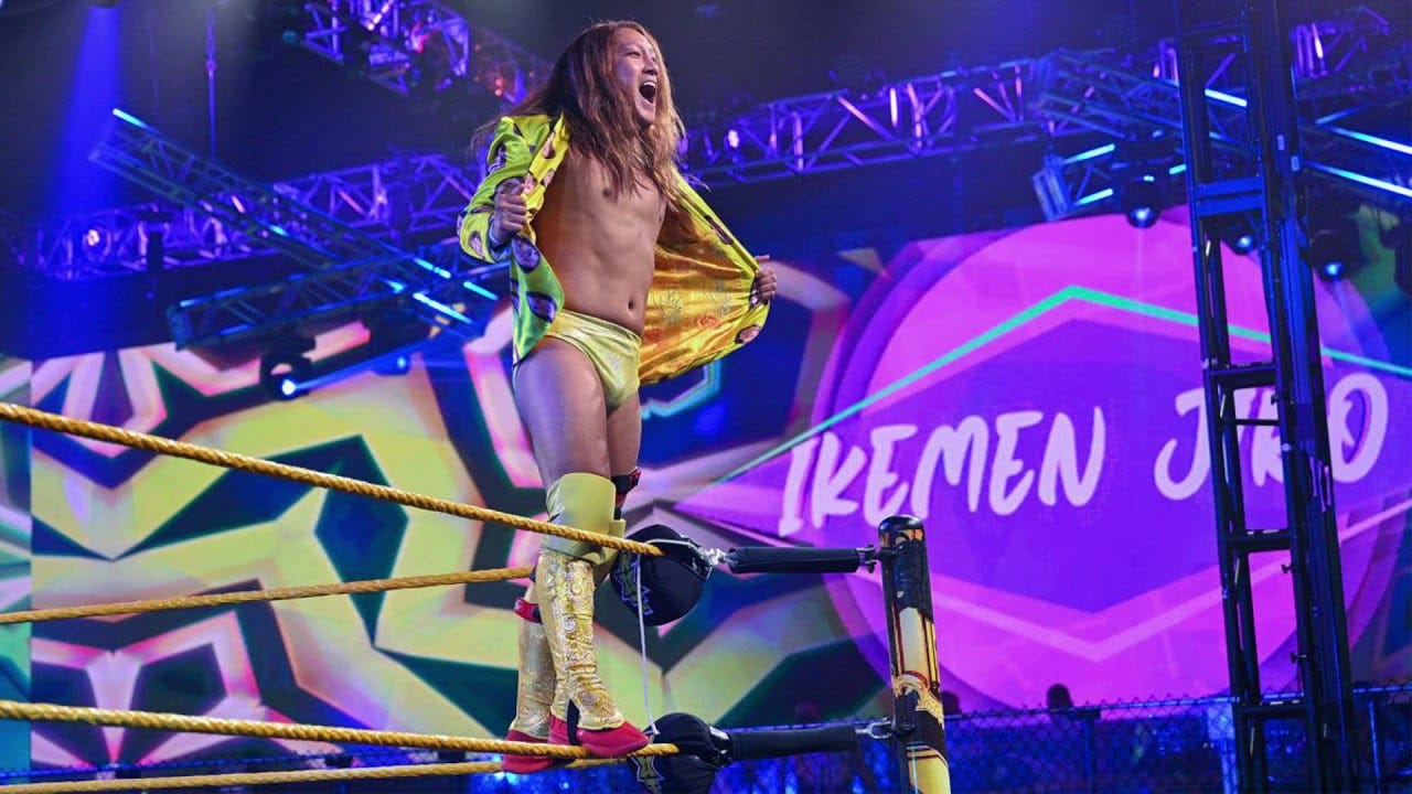 Ikemen Jiro 1st WWE Theme | Ganbare! - YouTube
