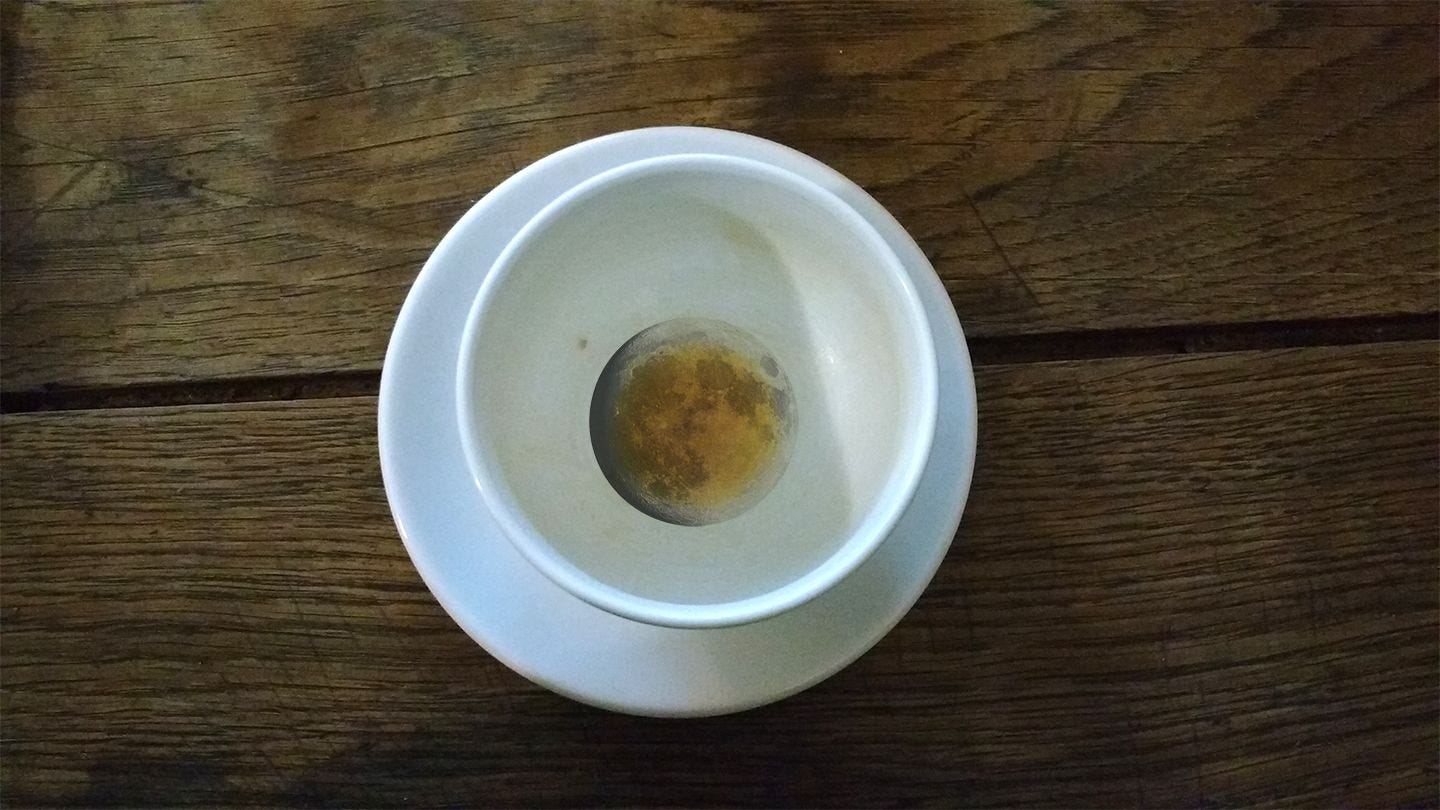 Turmeric Latte aka Moon Milk in Paris, France