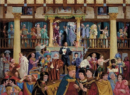 All the World's a Stage - Shakespearean Characters by James Christensen All the World's a Stage - Shakespearean Characters by James Christensen