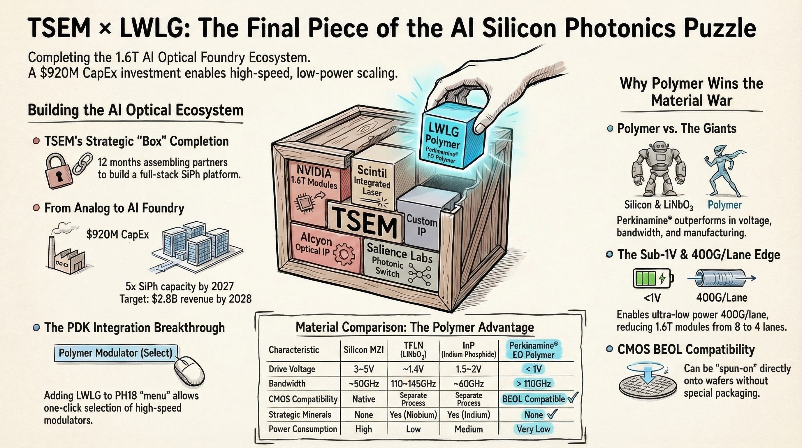 Tsem Certification The Polymer That Tower Chose — LWLG × TSEM Opens a New Chapter in ...