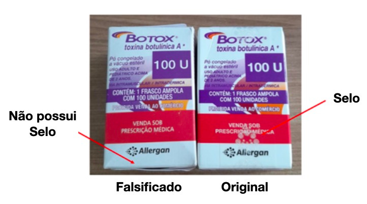 Botox falsificado, dysport falsificado