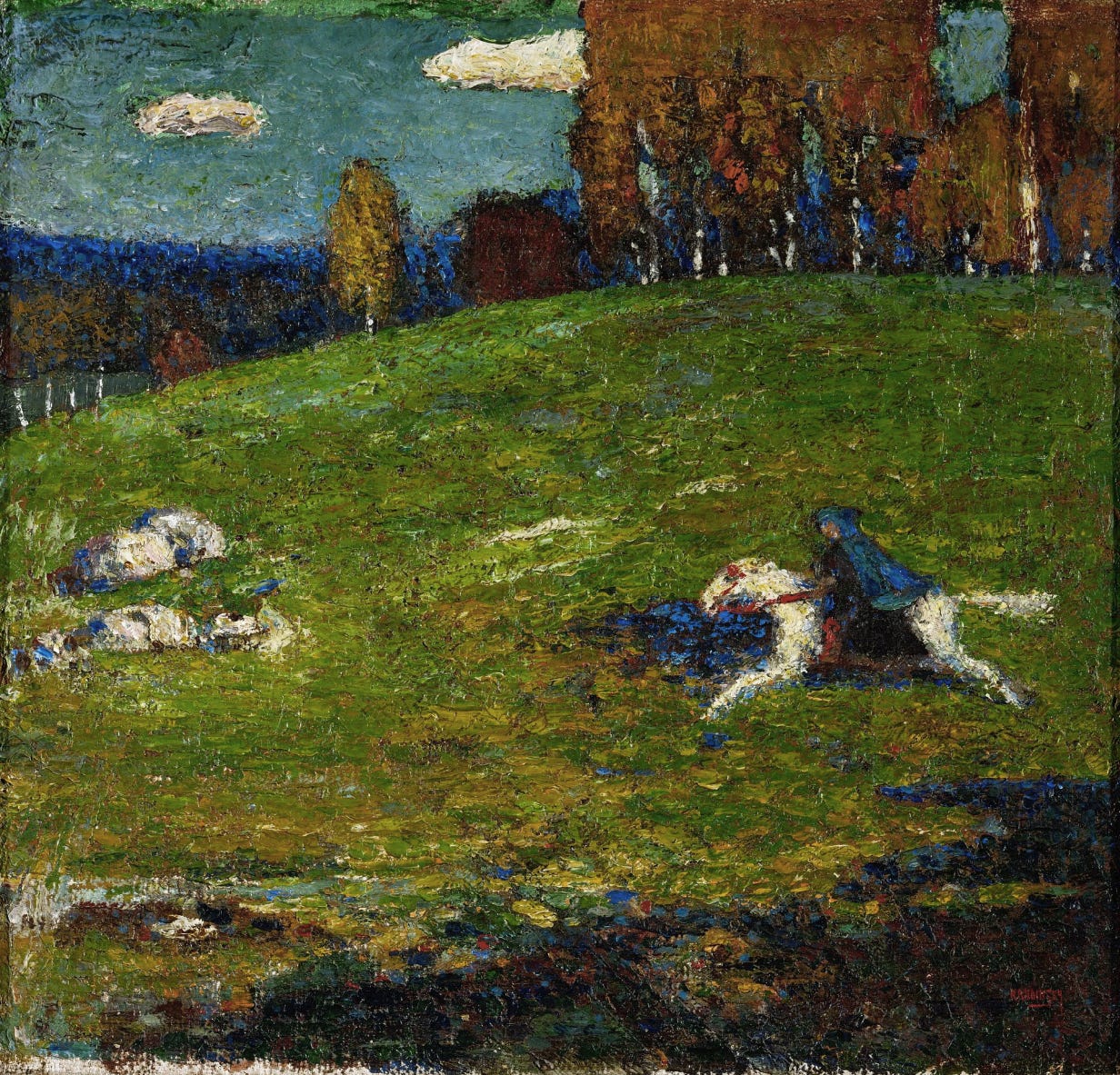 Wassily Kandinsky, The Blue Rider, 1903 Wassily Kandinsky, The Blue Rider, 1903