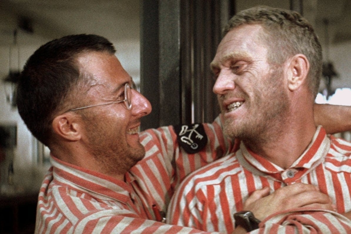 Papillon: The 1973 movie had two superstar talents, Hoffman & McQueen -  Click Americana