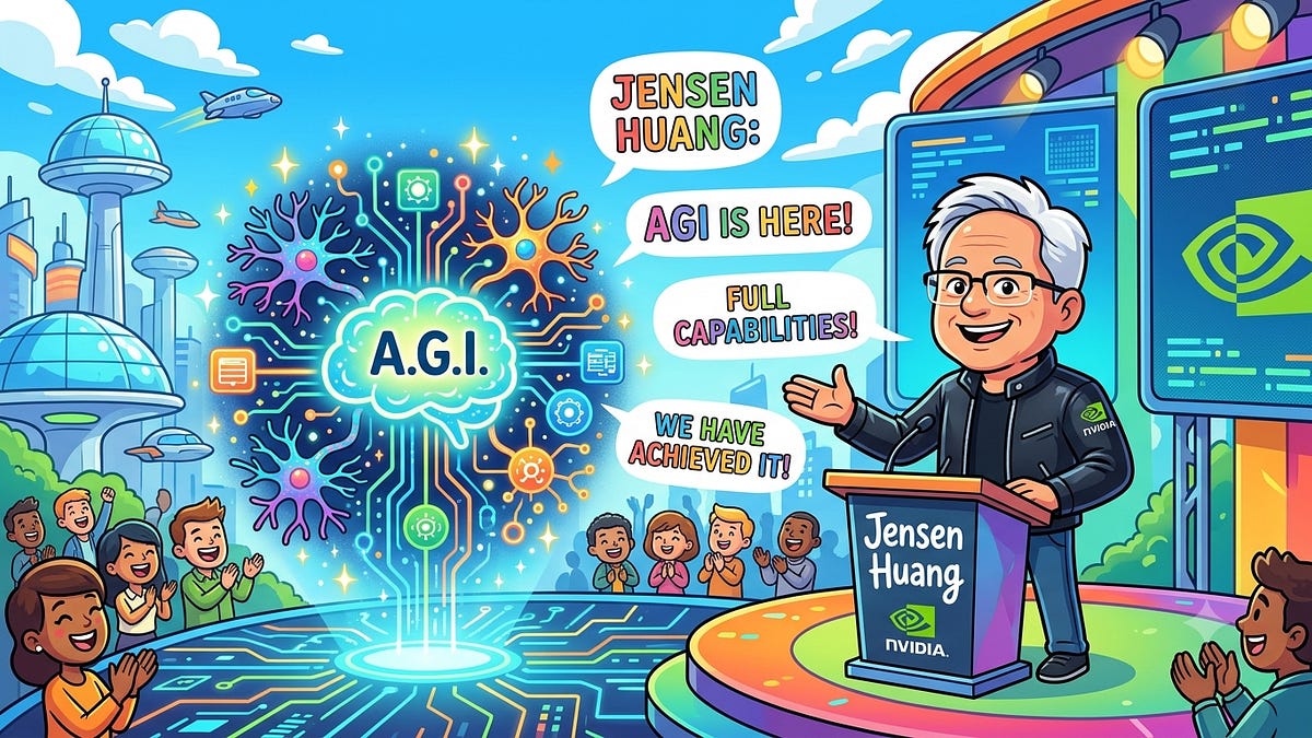Jensen Huang Declared AGI on Sunday ...