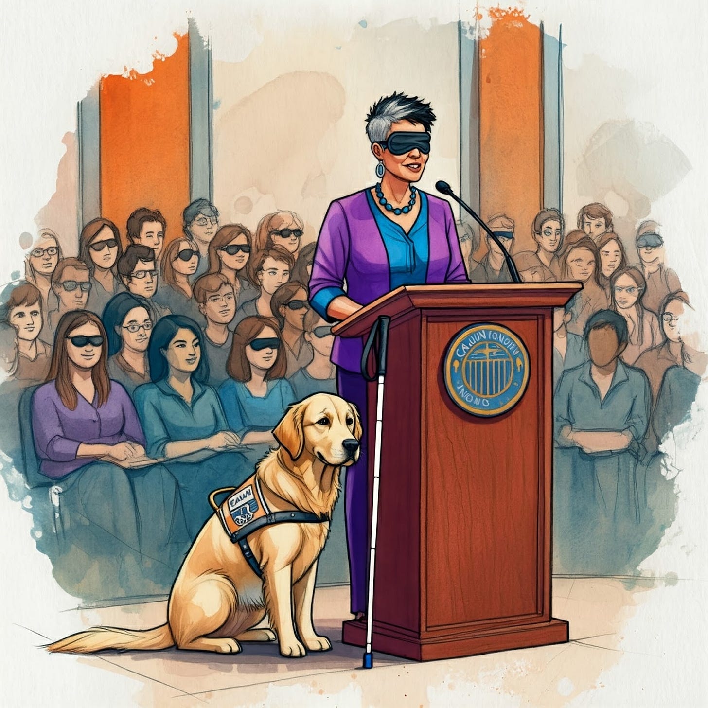 Image of Francoise LeBlanc at a speaking engagement in front of students. Image of Francoise LeBlanc at a speaking engagement in front of students.