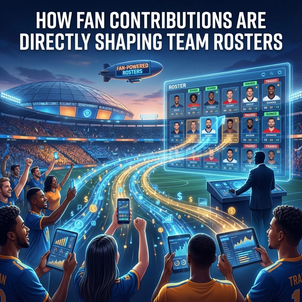 Team Roster Fans How Fan Contributions Are Directly Shaping Team Rosters