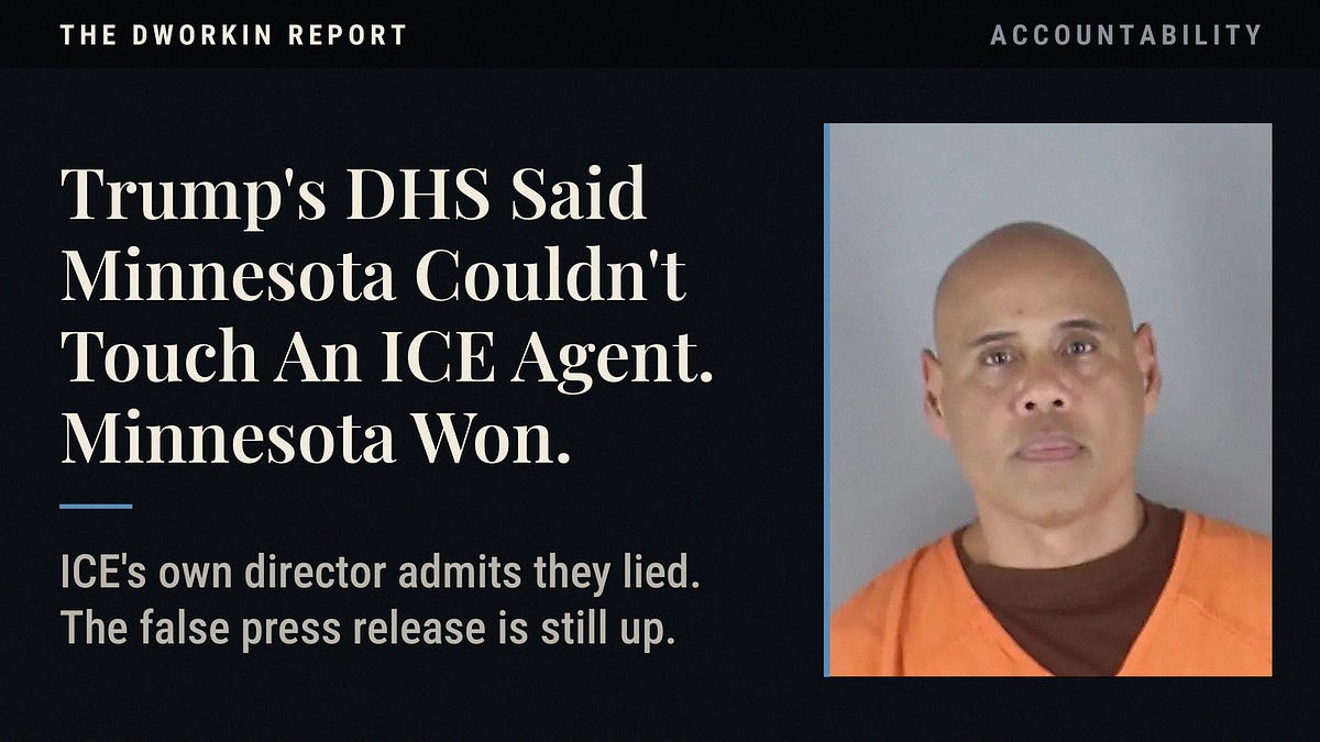 Trump’s DHS Said Minnesota Couldn’t Arrest ICE Agents. Here’s The Booking Photo.
